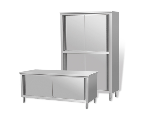 四門(mén)碗柜和單層工作臺(tái)
